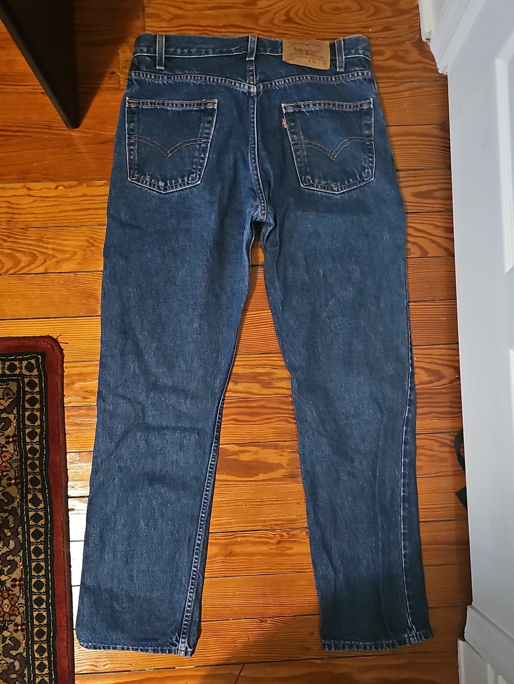 Levi's Men's Straight Jeans in Blue Denim